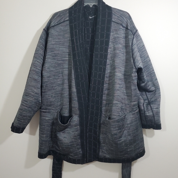 Nike Black Open-Front Cardigan Sweater - Picture 9 of 15